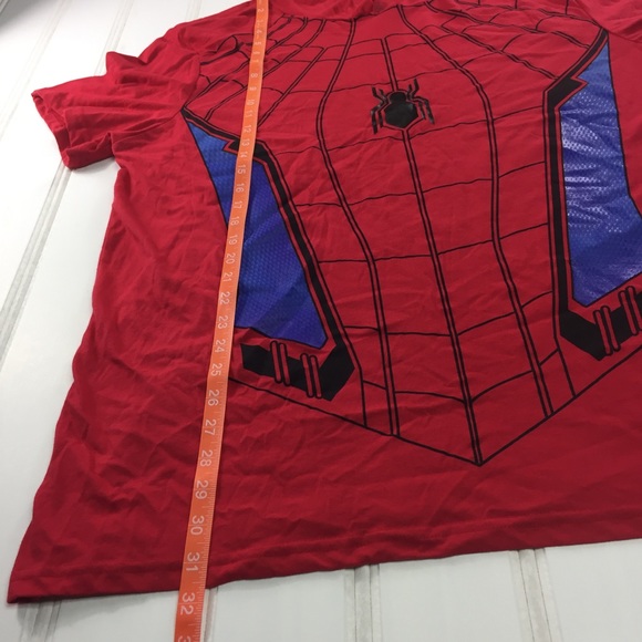 Marvel Spider-Man Hoodie Costume Tee Tshirt 2XL - Picture 5 of 8